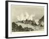Crater of Vesuvius in 1834-null-Framed Giclee Print
