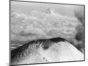 Craters Atop Mount St. Helens Stand Silent-null-Mounted Photographic Print