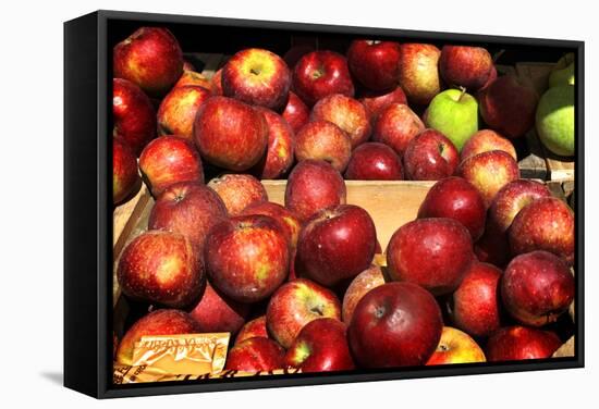 Crates of Apples-null-Framed Stretched Canvas