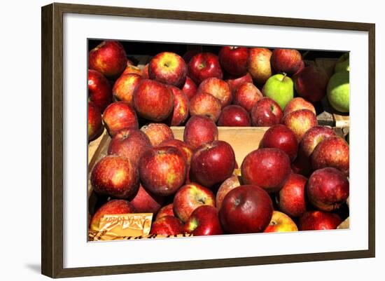 Crates of Apples-null-Framed Photo