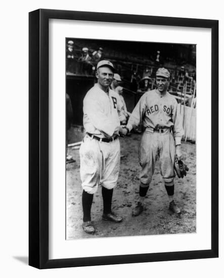 Cravath, Philadelphia Phillies, Speaker, Boston Red Sox, Baseball Photo - Philadelphia, PA-Lantern Press-Framed Art Print