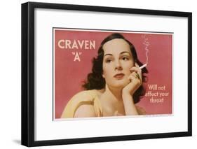 Craven a Advertisement-null-Framed Art Print