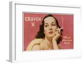 Craven a Advertisement-null-Framed Art Print
