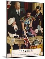 Craven a Cork-Tipped Virginia Cigarettes, 1937-null-Mounted Giclee Print