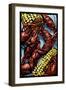 Crawfish - Scratchboard-Lantern Press-Framed Art Print