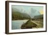 Crawford Notch, White Mountains, New Hampshire-null-Framed Art Print