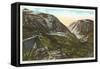 Crawford Notch, White Mountains, New Hampshire-null-Framed Stretched Canvas