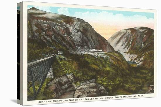 Crawford Notch, White Mountains, New Hampshire-null-Stretched Canvas