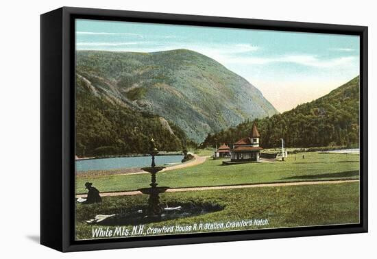 Crawford Notch, White Mountains, New Hampshire-null-Framed Stretched Canvas