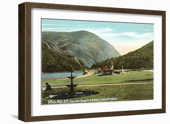 Crawford Notch, White Mountains, New Hampshire-null-Framed Art Print