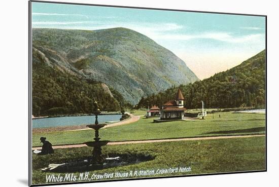 Crawford Notch, White Mountains, New Hampshire-null-Mounted Art Print