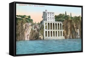 Crawford Villa, Sorrento, Campania-null-Framed Stretched Canvas