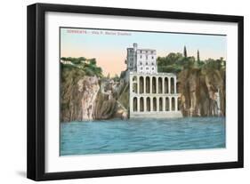 Crawford Villa, Sorrento, Campania-null-Framed Art Print