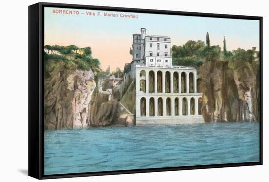 Crawford Villa, Sorrento, Campania-null-Framed Stretched Canvas