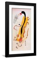 Crawling-Wassily Kandinsky-Framed Art Print