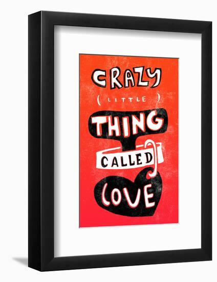 Craxy Little Thing Called Love - Tommy Human Cartoon Print-Tommy Human-Framed Giclee Print