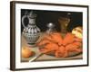 Crayfish on a Pewter Plate-Gotthardt Von Wedig-Framed Giclee Print