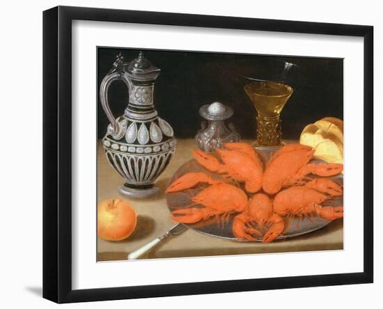 Crayfish on a Pewter Plate-Gotthardt Von Wedig-Framed Giclee Print