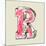 Crayon Alphabet, Hand Drawn Letter R-Andriy Zholudyev-Mounted Art Print