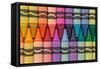 Crayons of a Rainbow I-Kathy Mahan-Framed Stretched Canvas