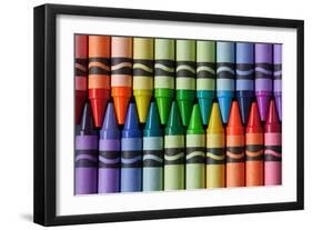 Crayons of a Rainbow II-Kathy Mahan-Framed Premium Photographic Print