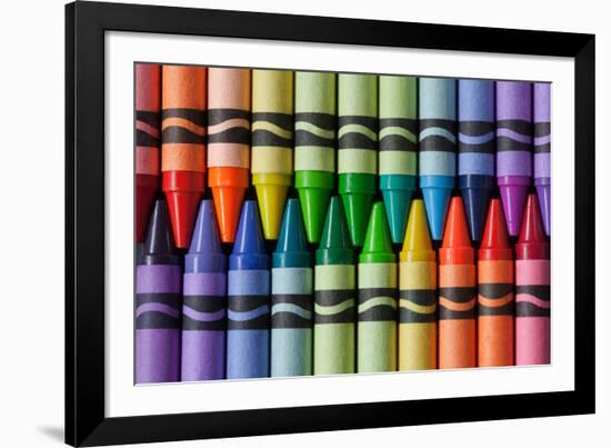 Crayons of a Rainbow II-Kathy Mahan-Framed Photographic Print