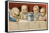 Crazed Babies with Condensed Milk-null-Framed Stretched Canvas