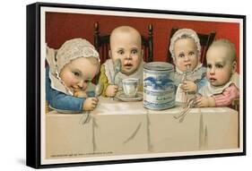 Crazed Babies with Condensed Milk-null-Framed Stretched Canvas