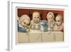 Crazed Babies with Condensed Milk-null-Framed Art Print