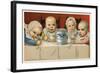 Crazed Babies with Condensed Milk-null-Framed Art Print