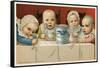 Crazed Babies with Condensed Milk-null-Framed Stretched Canvas