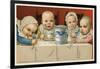 Crazed Babies with Condensed Milk-null-Framed Art Print