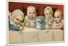 Crazed Babies with Condensed Milk-null-Mounted Premium Giclee Print