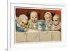 Crazed Babies with Condensed Milk-null-Framed Art Print