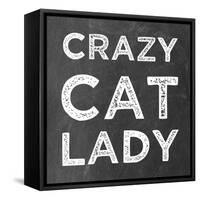 Crazy Cat-Erin Clark-Framed Stretched Canvas