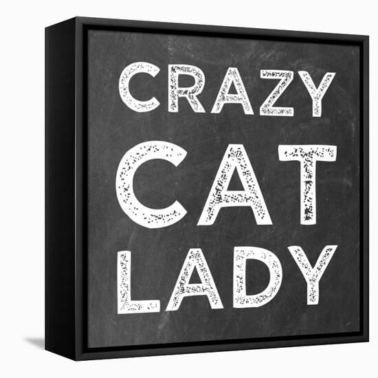 Crazy Cat-Erin Clark-Framed Stretched Canvas