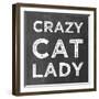 Crazy Cat-Erin Clark-Framed Premium Giclee Print