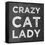 Crazy Cat-Erin Clark-Framed Stretched Canvas