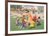 Crazy Cats at Play-null-Framed Art Print