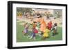 Crazy Cats at Play-null-Framed Art Print