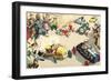 Crazy Cats at Soap Box Derby-null-Framed Art Print