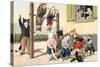 Crazy Cats at the Playground-null-Stretched Canvas