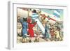 Crazy Cats Boarding Airplane-null-Framed Art Print