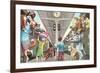 Crazy Cats Boarding the Train-null-Framed Art Print