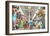 Crazy Cats Boarding the Train-null-Framed Art Print