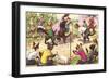 Crazy Cats Boxing-null-Framed Premium Giclee Print