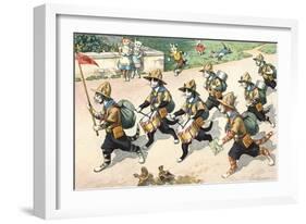 Crazy Cats Boy Scout Band-null-Framed Premium Giclee Print