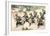 Crazy Cats Boy Scout Band-null-Framed Art Print