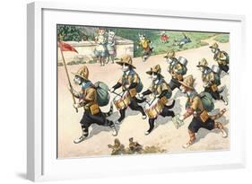 Crazy Cats Boy Scout Band-null-Framed Art Print