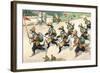 Crazy Cats Boy Scout Band-null-Framed Art Print